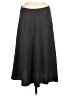Theory Solid Gray Wool Skirt Size 8 - photo 1