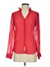 Express 100% Polyester Red Long Sleeve Blouse Size XS - photo 1