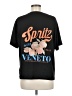 Shein Black Short Sleeve T-Shirt Size M - photo 2