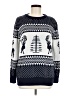 Unbranded 100% Acrylic Print Blue Pullover Sweater Size M - photo 1