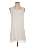Logo Layers Ivory Sleeveless Blouse Size S - photo 1