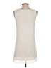 Logo Layers Ivory Sleeveless Blouse Size S - photo 2