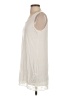 Logo Layers Ivory Sleeveless Blouse Size S - photo 5