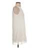 Logo Layers Ivory Sleeveless Blouse Size S - photo 4