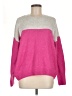 Vince Camuto Color Block Pink Pullover Sweater Size M - photo 1