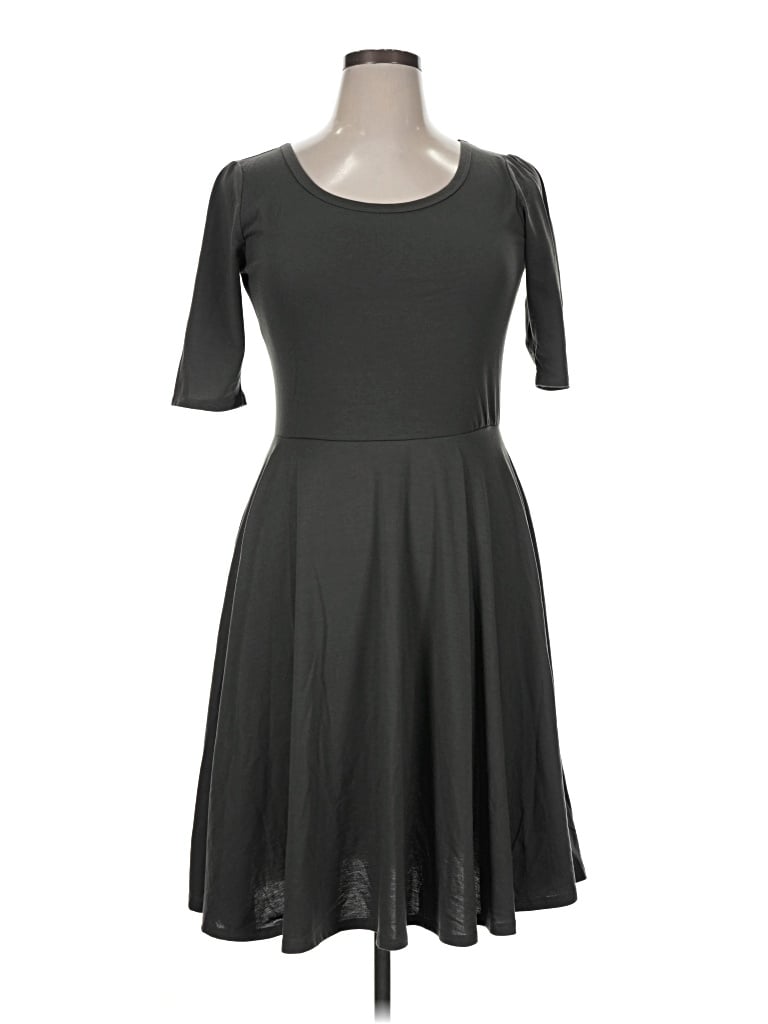 Pre-owned Lularoe Casual Dress In Gray