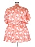 Jonathan Martin Paisley Orange Short Sleeve Blouse Size 3X - photo 2