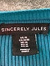 Sincerely Jules 100% Polyester Teal Tank Top Size M - photo 7