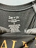 Zoe+Liv Graphic Black Pullover Sweater Size S - photo 7
