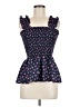 Shein 100% Polyester Blue Tank Top Size 8 - 10 - photo 1