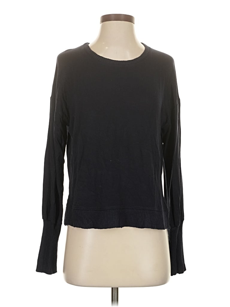 Pre-owned Splendid Cardigan Sweater In Black