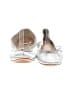 Assorted Brands 100% Leather Metallic Silver Flats Size EU 38 - photo 2
