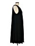 Westbound Solid Black Casual Dress Size L - photo 4