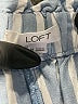 Ann Taylor LOFT Stripes Blue Casual Pants Size M - photo 4