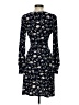Kaileigh Print Blue Casual Dress Size S - photo 2