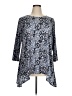 Clara Sun Woo Gray 3/4 Sleeve Top Size 1X - photo 1