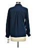 Pendleton 100% Polyester Blue Long Sleeve Blouse Size 8 Petite - photo 2