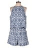 Mud Pie Chevron-herringbone Blue Romper Size M - photo 1
