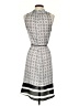 Peter Som 100% Polyester Graphic Gray Casual Dress Size XS - photo 2