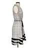 Peter Som 100% Polyester Graphic Gray Casual Dress Size XS - photo 4