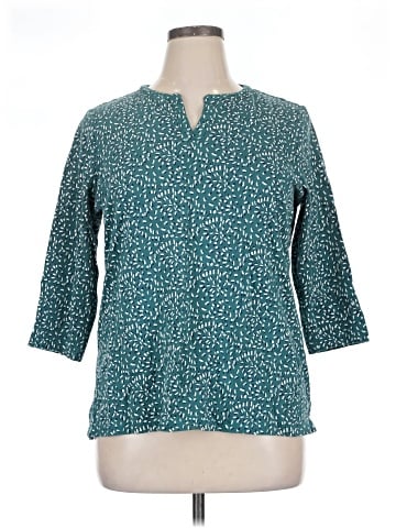 L.L.Bean 3/4 Sleeve Blouse (view 1)