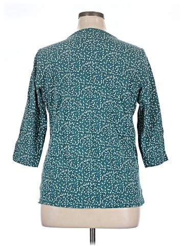 L.L.Bean 3/4 Sleeve Blouse (view 2)