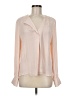 Chelsea28 100% Polyester Pink Long Sleeve Blouse Size M - photo 1