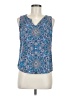 Renee C. Blue Sleeveless Blouse Size M - photo 1