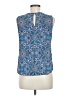 Renee C. Blue Sleeveless Blouse Size M - photo 2