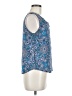 Renee C. Blue Sleeveless Blouse Size M - photo 4