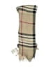V.Fraas 100% Viscose Plaid Brown Tan Scarf One size - photo 2