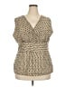 Alfani 100% Polyester Green Sleeveless Blouse Size 2X - photo 1
