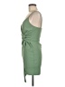 Blue Blush Solid Green Cocktail Dress Size M - photo 5