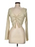 Shein Ivory Long Sleeve Top Size 6 - photo 1