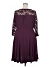 Torrid Burgundy Casual Dress Size 2X Plus (2) - photo 2