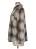 B.wear Plaid Gray Long Sleeve Blouse Size L - photo 5