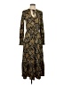 MICHAEL Michael Kors Paisley Gold Casual Dress Size S - photo 1