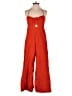 Elevenses Solid Red Jumpsuit Size 2 - photo 1