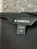 Express 100% Polyester Solid Black Casual Dress Size L - photo 7