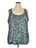 Sejour Teal Sleeveless Blouse Size 3X - photo 1