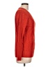 Unbranded 100% Polyester Red Orange Pullover Sweater Size L - photo 4