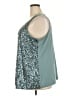 Sejour Teal Sleeveless Blouse Size 3X - photo 5