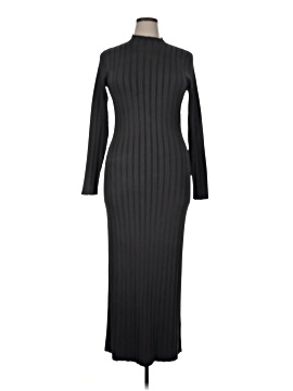 black stretchable dress Veronica Beard Charissa Stretch-Cotton Midi Dress | Black