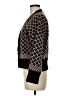 Assorted Brands Argyle Checkered-gingham Chevron-herringbone Houndstooth Jacquard Plaid Tweed Brown Cardigan Size M (estimated) - photo 5