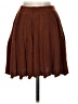 Assorted Brands Solid Brown Casual Skirt Size XS - photo 2
