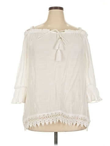 Rouge 3/4 Sleeve Blouse (view 1)