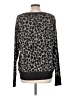 Isaac Mizrahi New York Animal Print Black Pullover Sweater Size L - photo 2