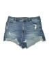 Good American Blue Denim Shorts Size 15 - photo 1