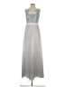 Unbranded 100% Polyester Silver Cocktail Dress Size S - photo 1
