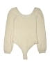 Francesca's Ivory Bodysuit Size L - photo 1